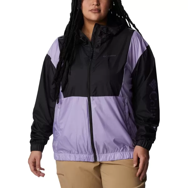 Columbia Womens Lily Basin JacketBlackFrosted Purple