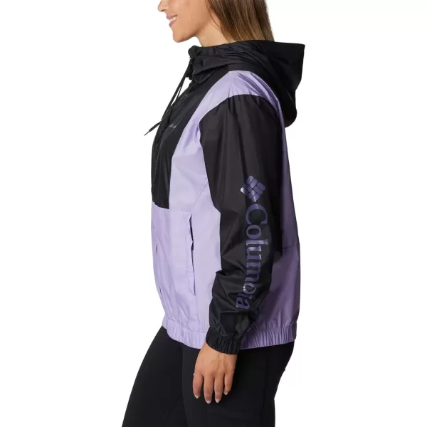 Columbia Womens Lily Basin JacketBlackFrosted Purple