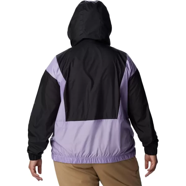 Columbia Womens Lily Basin JacketBlackFrosted Purple