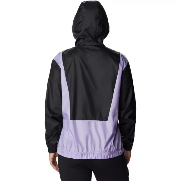 Columbia Womens Lily Basin JacketBlackFrosted Purple