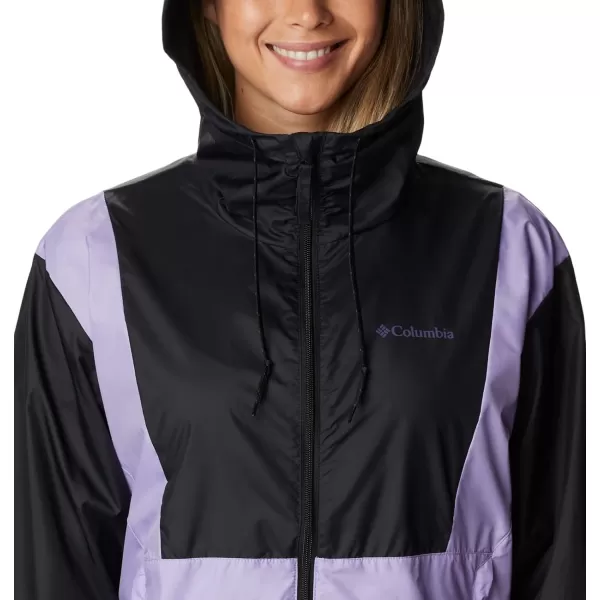 Columbia Womens Lily Basin JacketBlackFrosted Purple