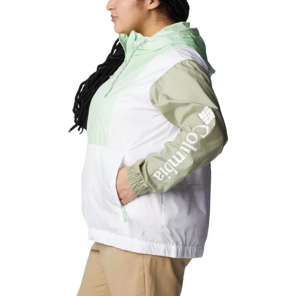 Columbia Womens Lily Basin JacketKey WestSafariWhite