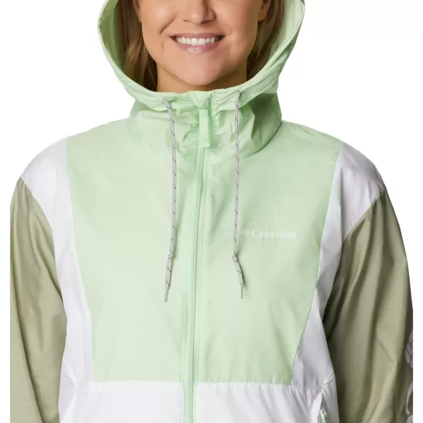 Columbia Womens Lily Basin JacketKey WestSafariWhite