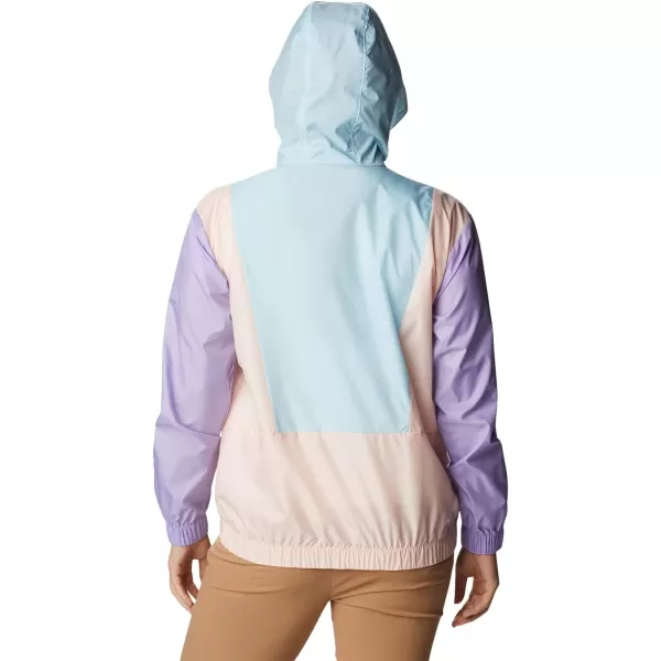 Columbia Womens Lily Basin JacketSpring BlueFrosted PurplePeach Blossom