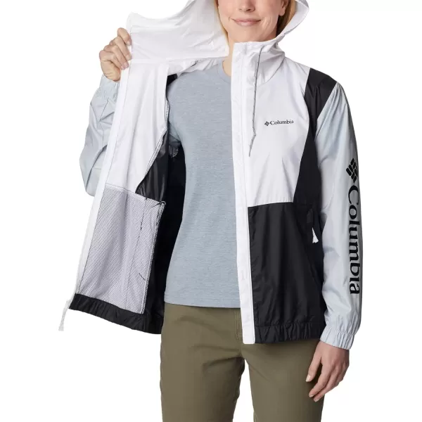 Columbia Womens Lily Basin JacketWhiteCirrus GreyBlack