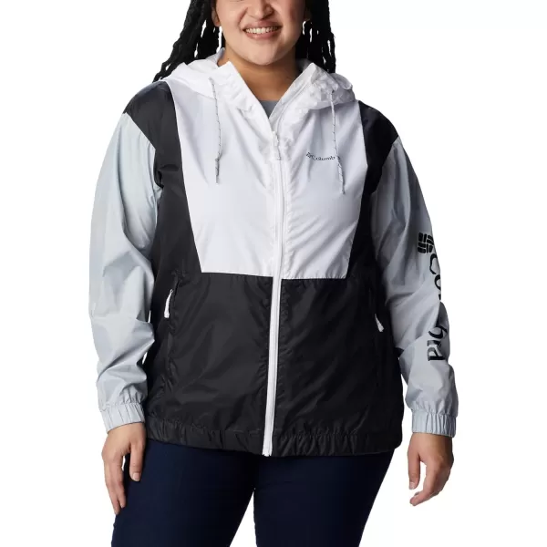 Columbia Womens Lily Basin JacketWhiteCirrus GreyBlack