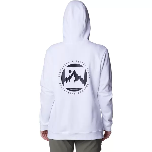 Columbia Womens Logo Ii HoodieWhiteBoundless