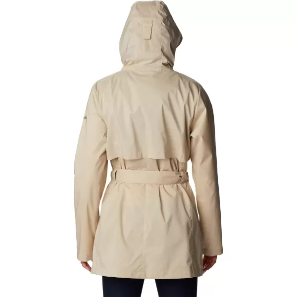 Columbia Womens Pardon My Trench Ii Rain JacketAncient Fossil