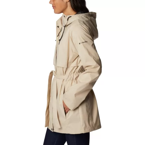 Columbia Womens Pardon My Trench Ii Rain JacketAncient Fossil