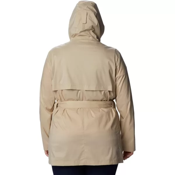 Columbia Womens Pardon My Trench Ii Rain JacketAncient Fossil