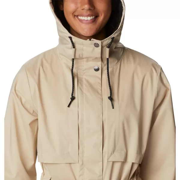 Columbia Womens Pardon My Trench Ii Rain JacketAncient Fossil