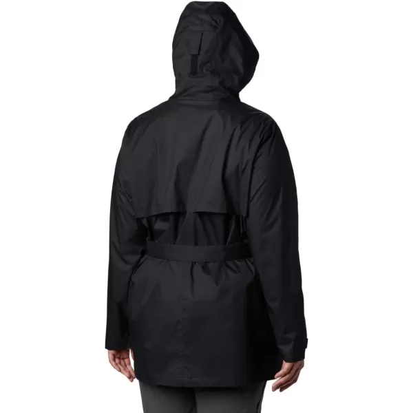 Columbia Womens Pardon My Trench Ii Rain JacketBlack