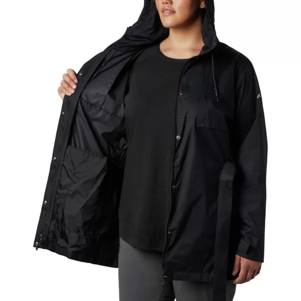 Columbia Womens Pardon My Trench Ii Rain JacketBlack