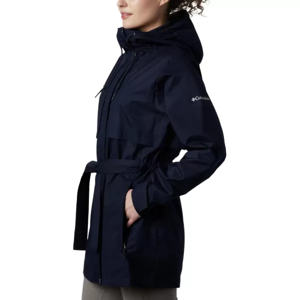 Columbia Womens Pardon My Trench Ii Rain JacketDark Nocturnal