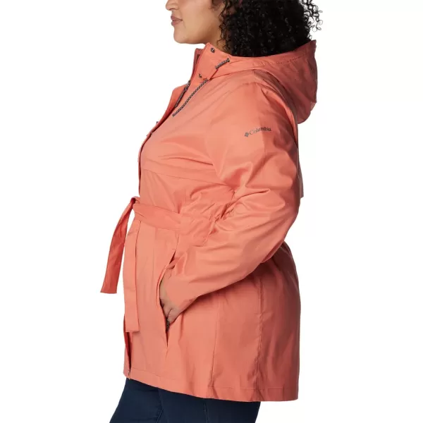 Columbia Womens Pardon My Trench Ii Rain JacketFaded Peach