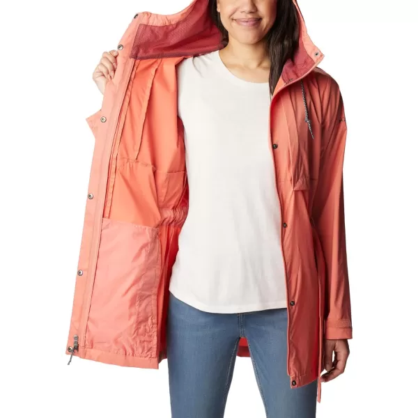 Columbia Womens Pardon My Trench Ii Rain JacketFaded Peach