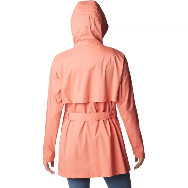 Columbia Womens Pardon My Trench Ii Rain JacketFaded Peach