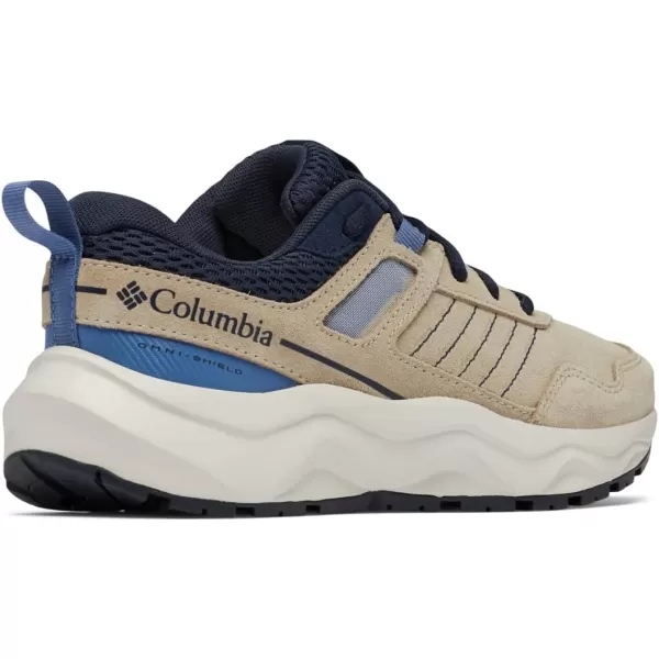 Columbia Womens Plateau Venture Hiking ShoeCanvas TanBlue Dusk