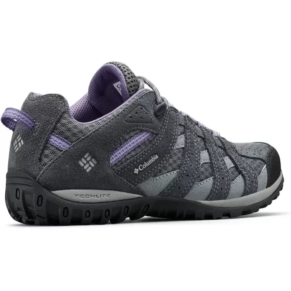 Columbia Womens Redmond Low Rise Hiking ShoesGraphiteDusty Iris