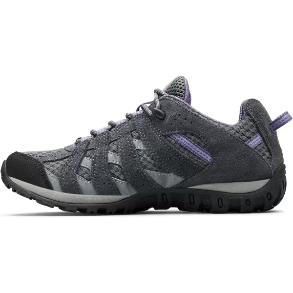 Columbia Womens Redmond Low Rise Hiking ShoesGraphiteDusty Iris