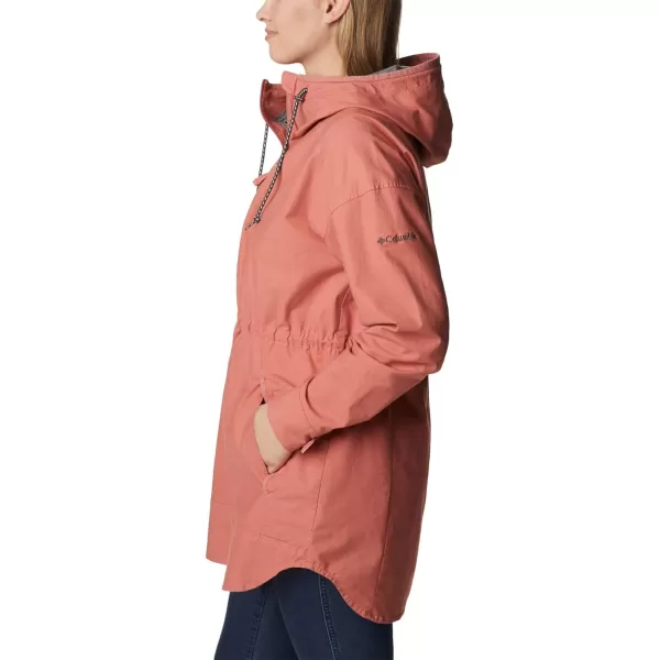 Columbia Womens Sage Lake Long Lined JacketDark Coral