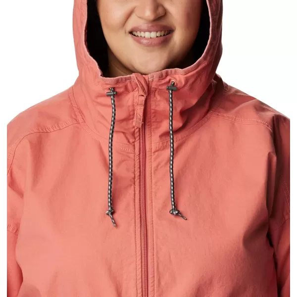 Columbia Womens Sage Lake Long Lined JacketDark Coral