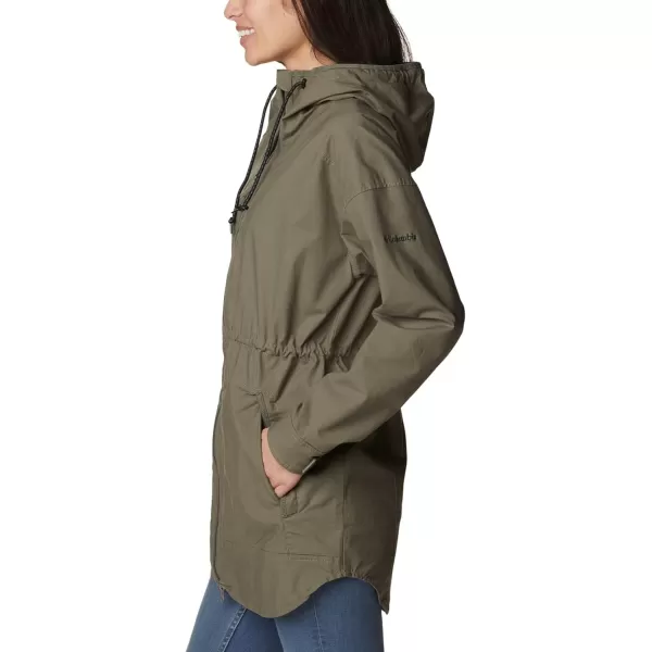 Columbia Womens Sage Lake Long Lined JacketStone Green