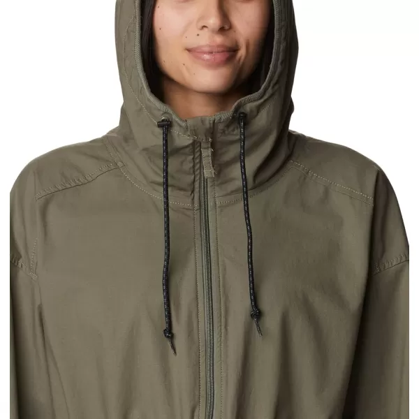 Columbia Womens Sage Lake Long Lined JacketStone Green