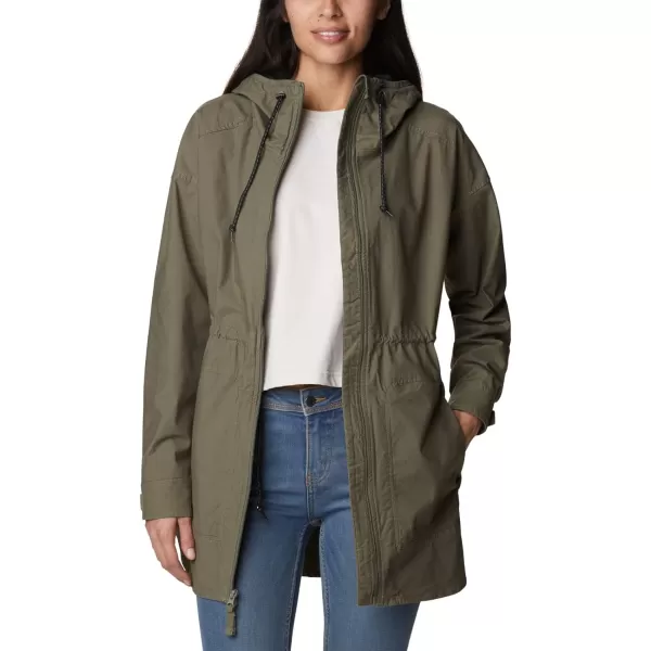 Columbia Womens Sage Lake Long Lined JacketStone Green