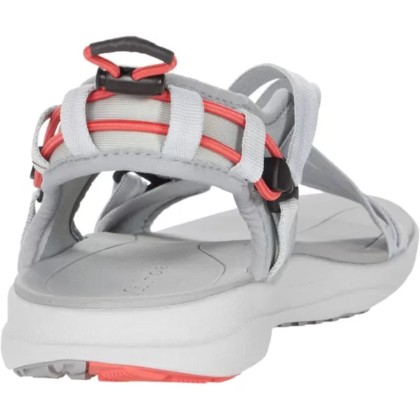 Columbia Womens Sandal SportGrey IceRed Coral