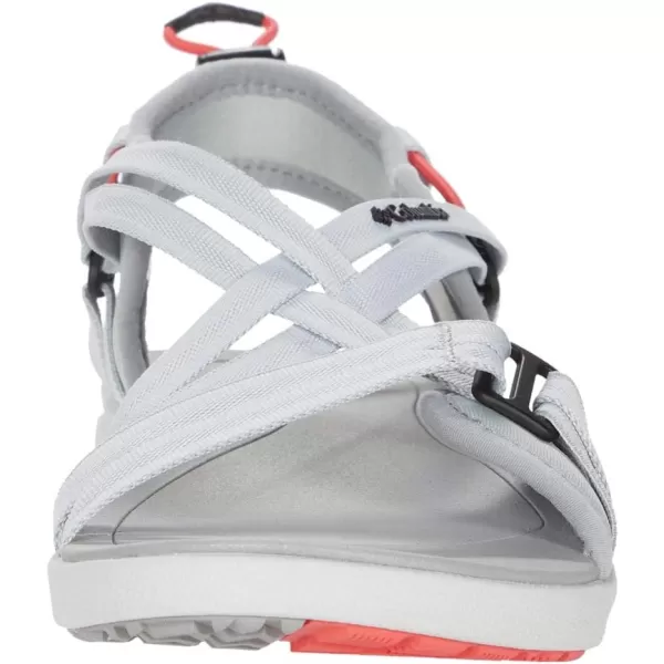 Columbia Womens Sandal SportGrey IceRed Coral