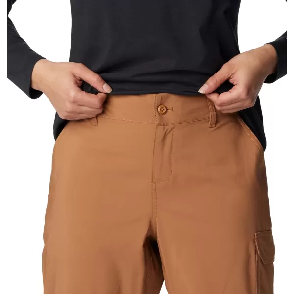 Columbia Womens Silver Ridge Utility Convertible PantCamel Brown