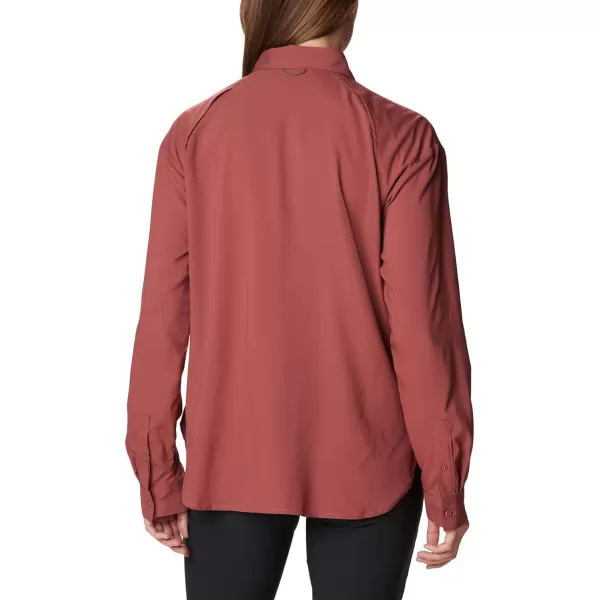 Columbia Womens Silver Ridge Utility Long Sleeve ShirtBeetroot