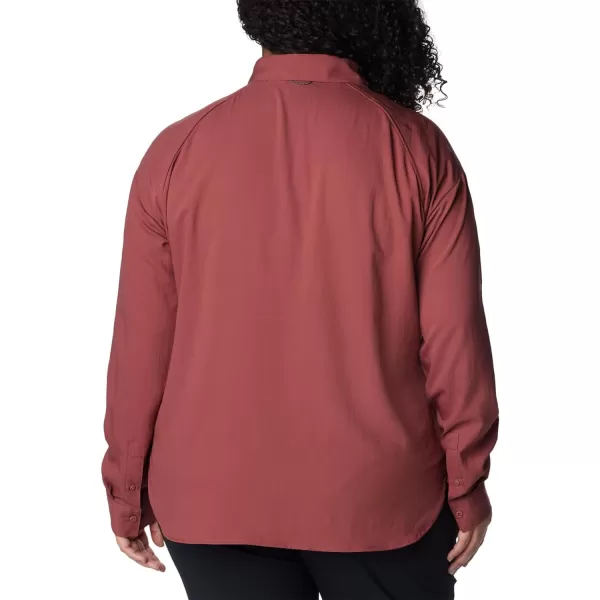 Columbia Womens Silver Ridge Utility Long Sleeve ShirtBeetroot