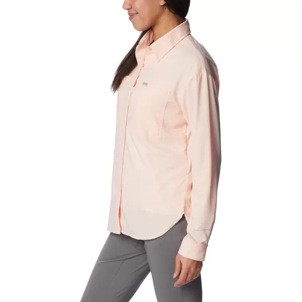 Columbia Womens Silver Ridge Utility Long Sleeve ShirtPeach Blossom