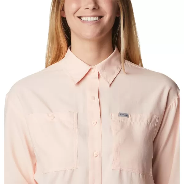 Columbia Womens Silver Ridge Utility Long Sleeve ShirtPeach Blossom