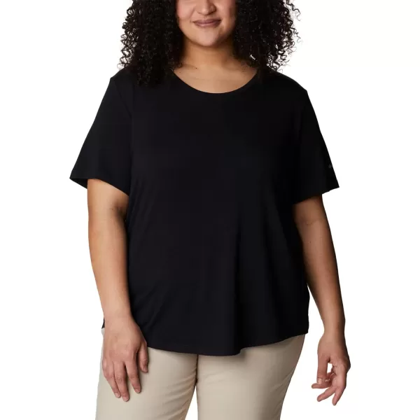 Columbia Womens Slack Water Knit Tee IiBlack