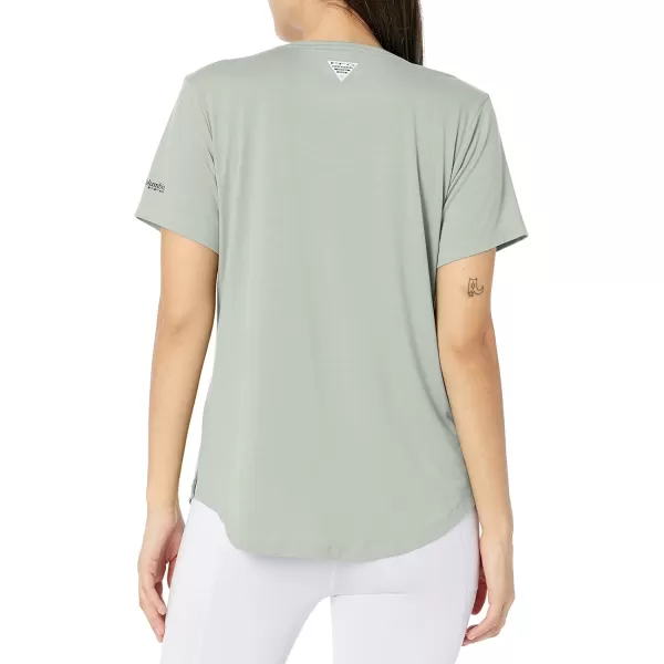 Columbia Womens Slack Water Knit Tee IiCool Green