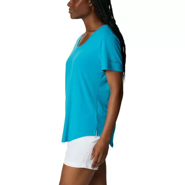 Columbia Womens Slack Water Knit Tee IiOcean Teal