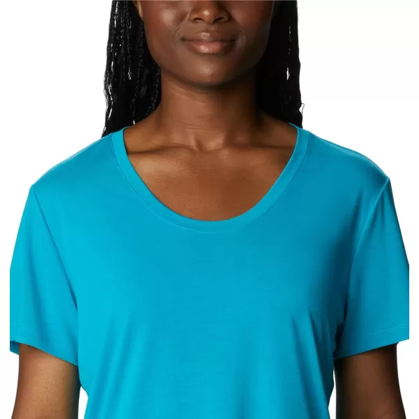 Columbia Womens Slack Water Knit Tee IiOcean Teal