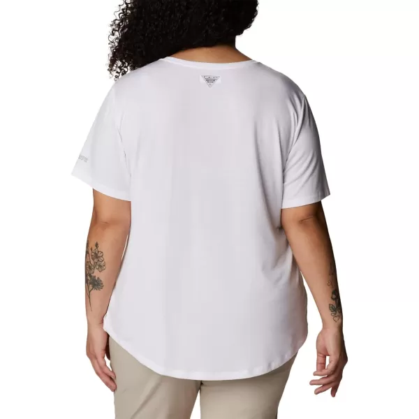 Columbia Womens Slack Water Knit Tee IiWhite