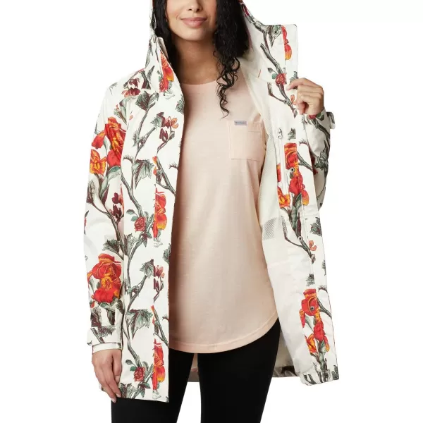 Columbia Womens Splash a Little Ii JacketChalk Botanica Print