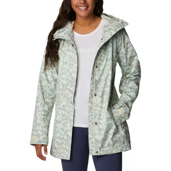 Columbia Womens Splash a Little Ii JacketChalk Dotty Disguise Print