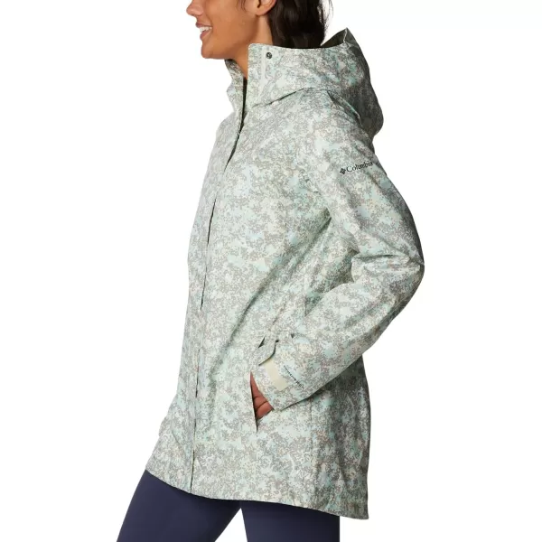 Columbia Womens Splash a Little Ii JacketChalk Dotty Disguise Print