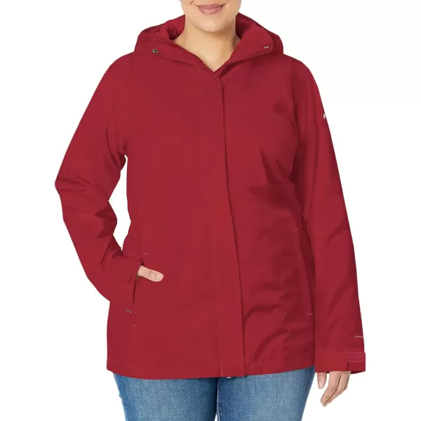 Columbia Womens Splash a Little Ii JacketRed Orchid