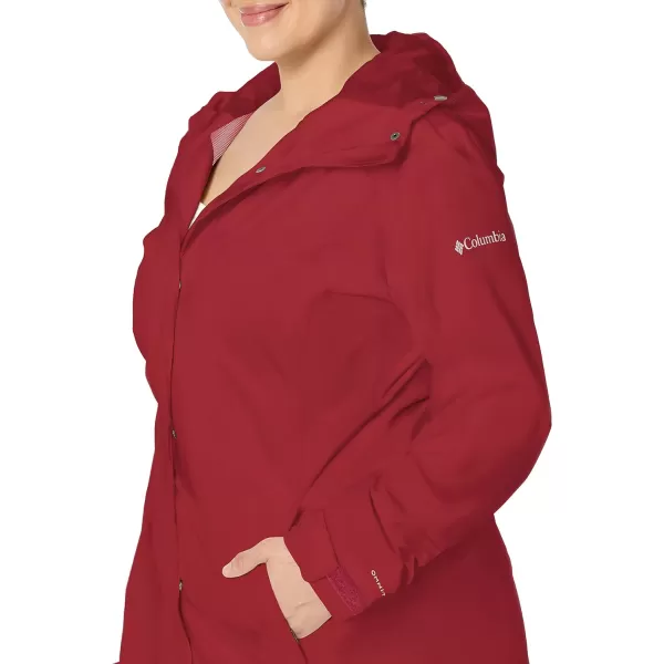 Columbia Womens Splash a Little Ii JacketRed Orchid