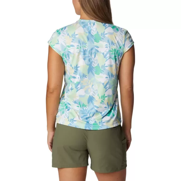 Columbia Womens Summerdry Short Sleeve Printed TeeKey WestFloriated