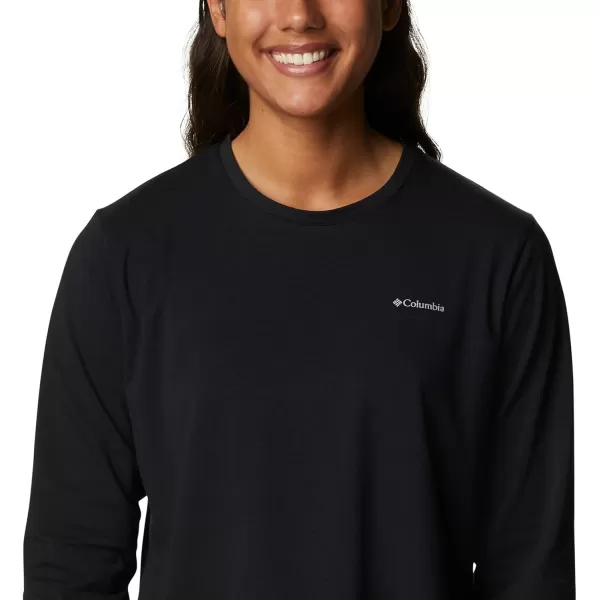 Columbia Womens Sun Trek Ls TeeBlack