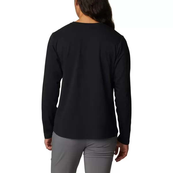 Columbia Womens Sun Trek Ls TeeBlack