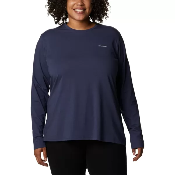 Columbia Womens Sun Trek Ls TeeNocturnal